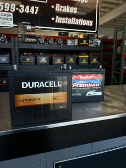 Car batteries