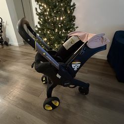 Cute Baby Crib and stroller