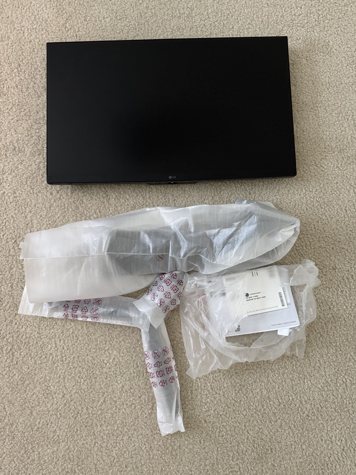 LG Ultragear 27" 165hz 2k Gaming Monitor