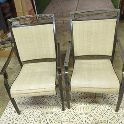 Set of 2  Oversized Outdoor Dining Patio Chairs 