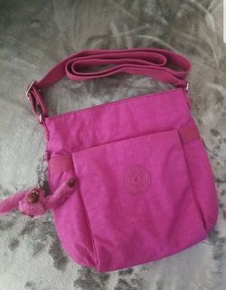 Pink KIPLING Crossbody Sling Messenger Purse Bag