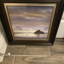 Wood Framed Wall Art