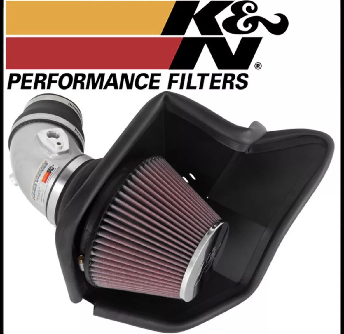 K&N Typhoon Cold Air Intake System fits 2013-2016 Hyundai Genesis Coupe 3.8L V6
