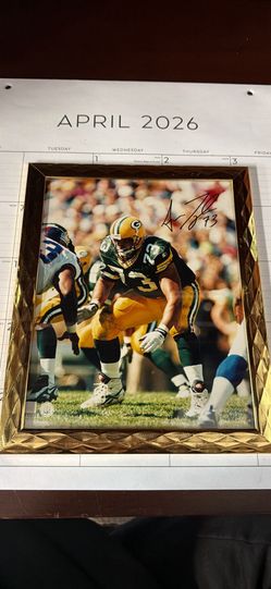 Autographed Aaron Taylor photo