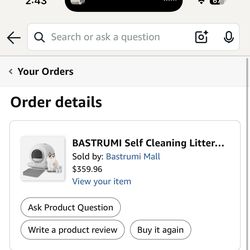 Self cleaning cat litter drum