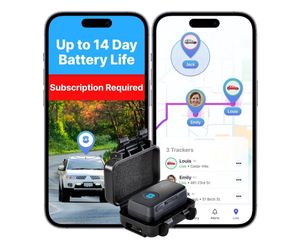 Spytec Atlas GPS Tracker for Vehicles & Kids (Subscription Required) | Up to 14-Day Battery Life | Waterproof Magnetic Case, Geofencing, Portable Real