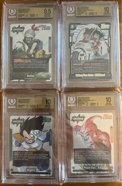 Dragon Ball Super: Fusion World BGS Graded Card Lot x4 - See Description