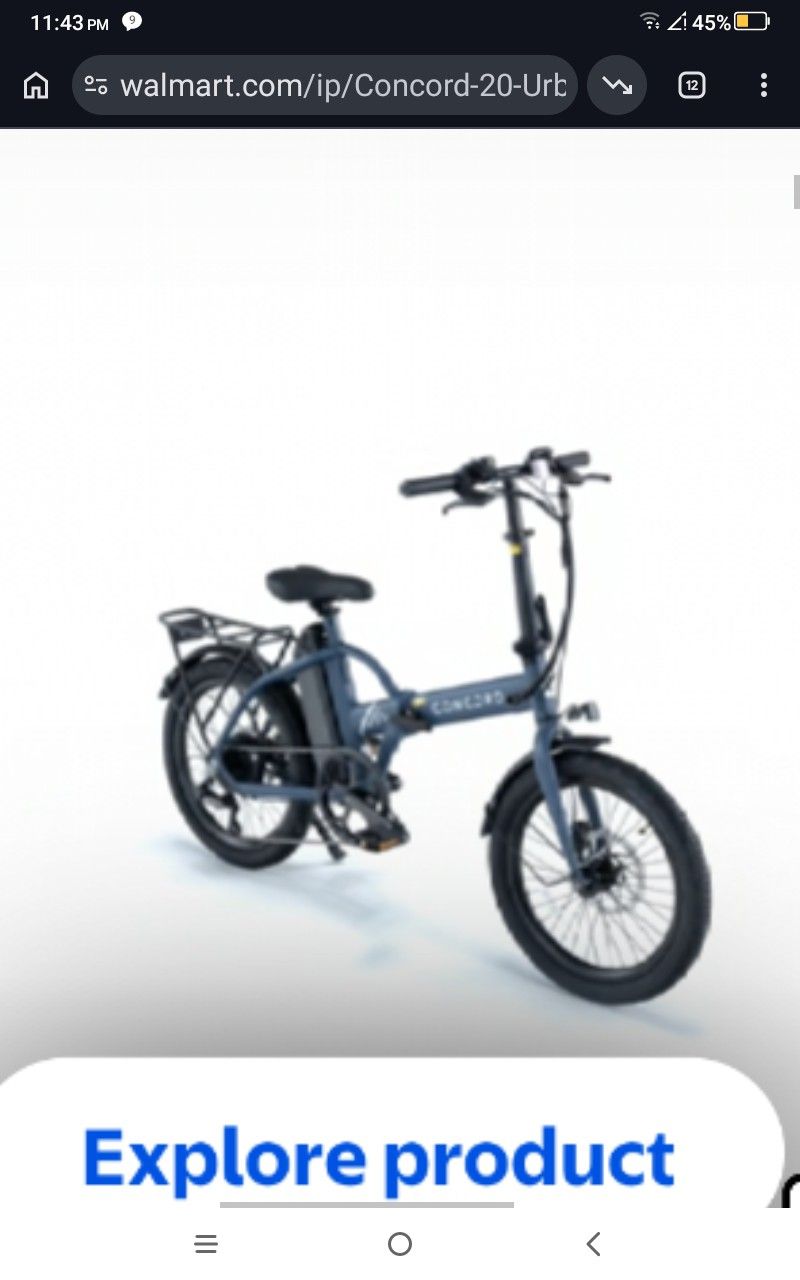 Concord Folding Ebike