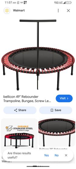 Bellicon mini trampoline for home fitness