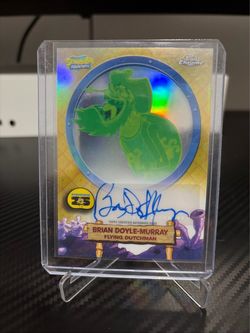 Topps Chrome SpongeBob Brian Doyle-Murray Autograph Card