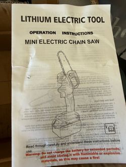 Mini chainsaw