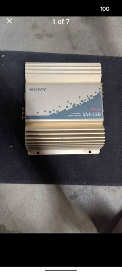Sony XM 250 amplifier