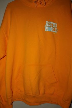 Astroworld top yellow hoodie