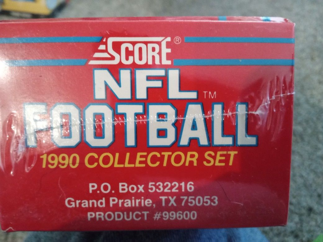 1990 Football Cards Not Opened