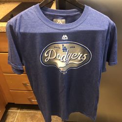 LA Dodgers Mens Size Medium Short Sleeve Shirt