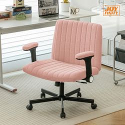 Pink office chair