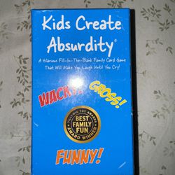 Kids Create Absurdity Funny Questions And Answers Card Game