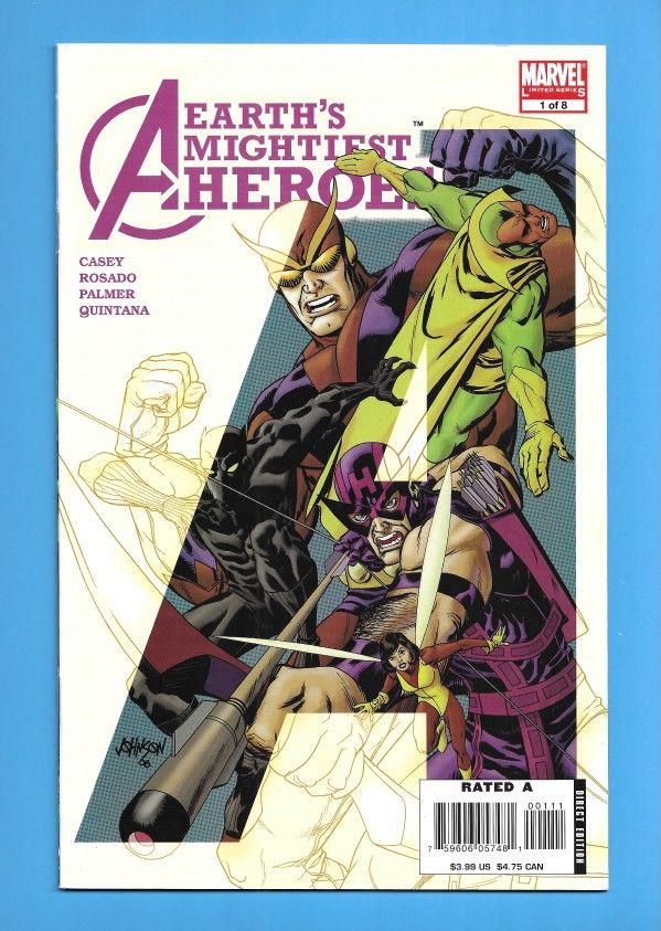 Avengers - Earth's Mightiest Heroes (2006) Complete Set of 8