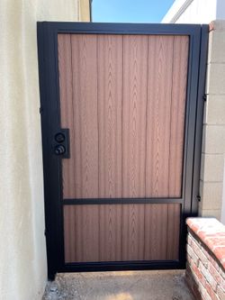 Wrought iron gates