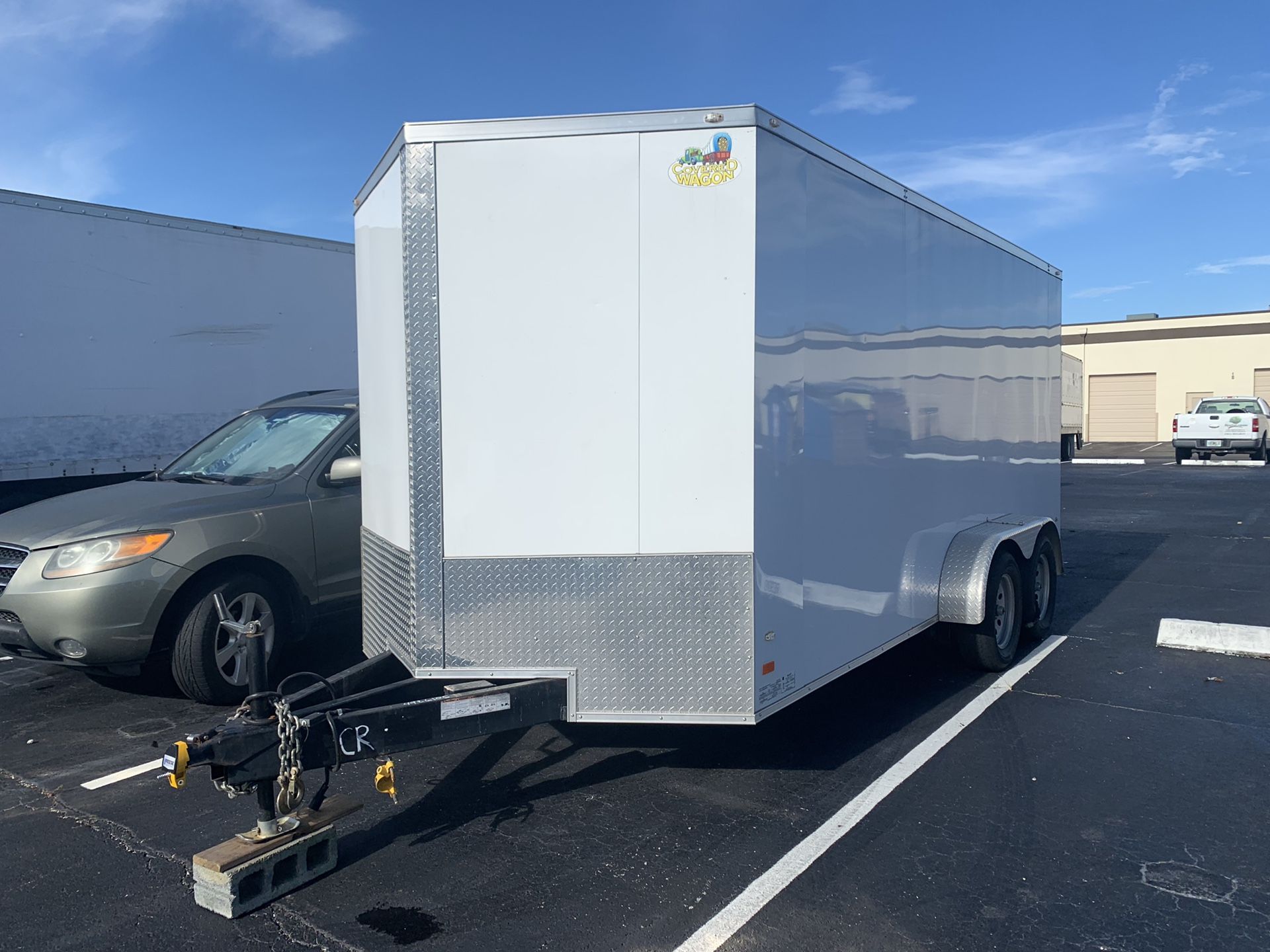 2019 Enclosed Trailer Covered Wagon 7x18