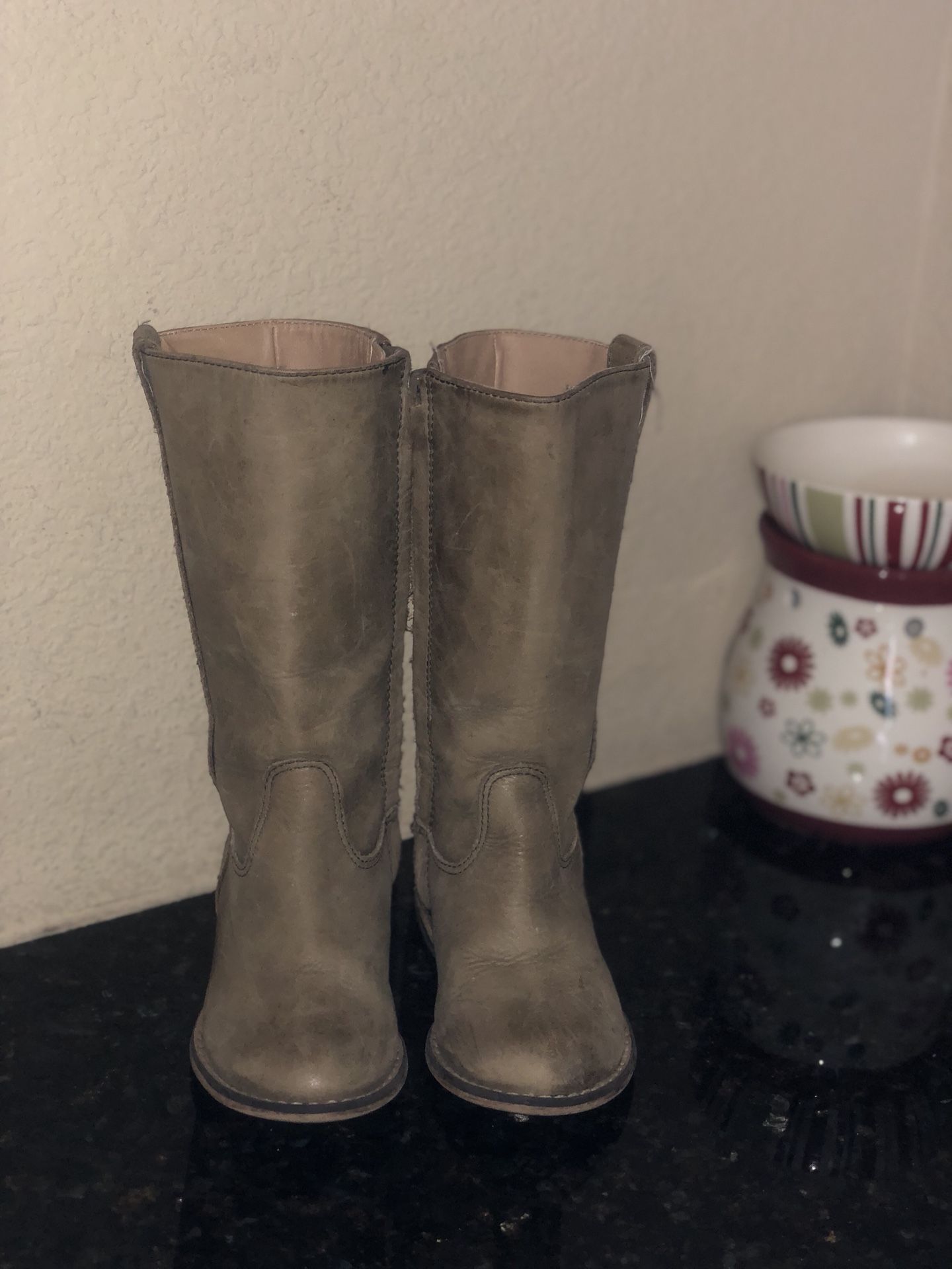 Peek girl leather boots toddler