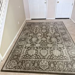 Title: Thomasville Classic Pattern Area Rug – Large Size (79” x 116”)