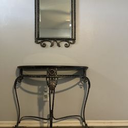 Entryway Table And Mirror