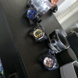 3 GSHOCK WATCHES mens & Womens Shock Water Resistant 