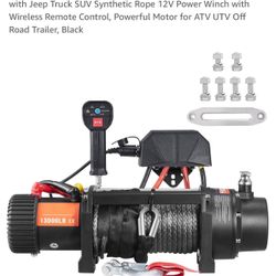 Electric Winch And Mount 