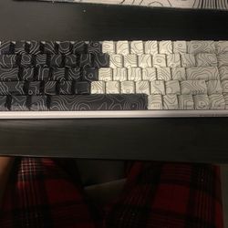 Custom keyboard and matching mouse pad