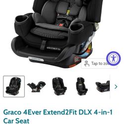 Graco 4ever Extend2fit Dlx Car Seat 
