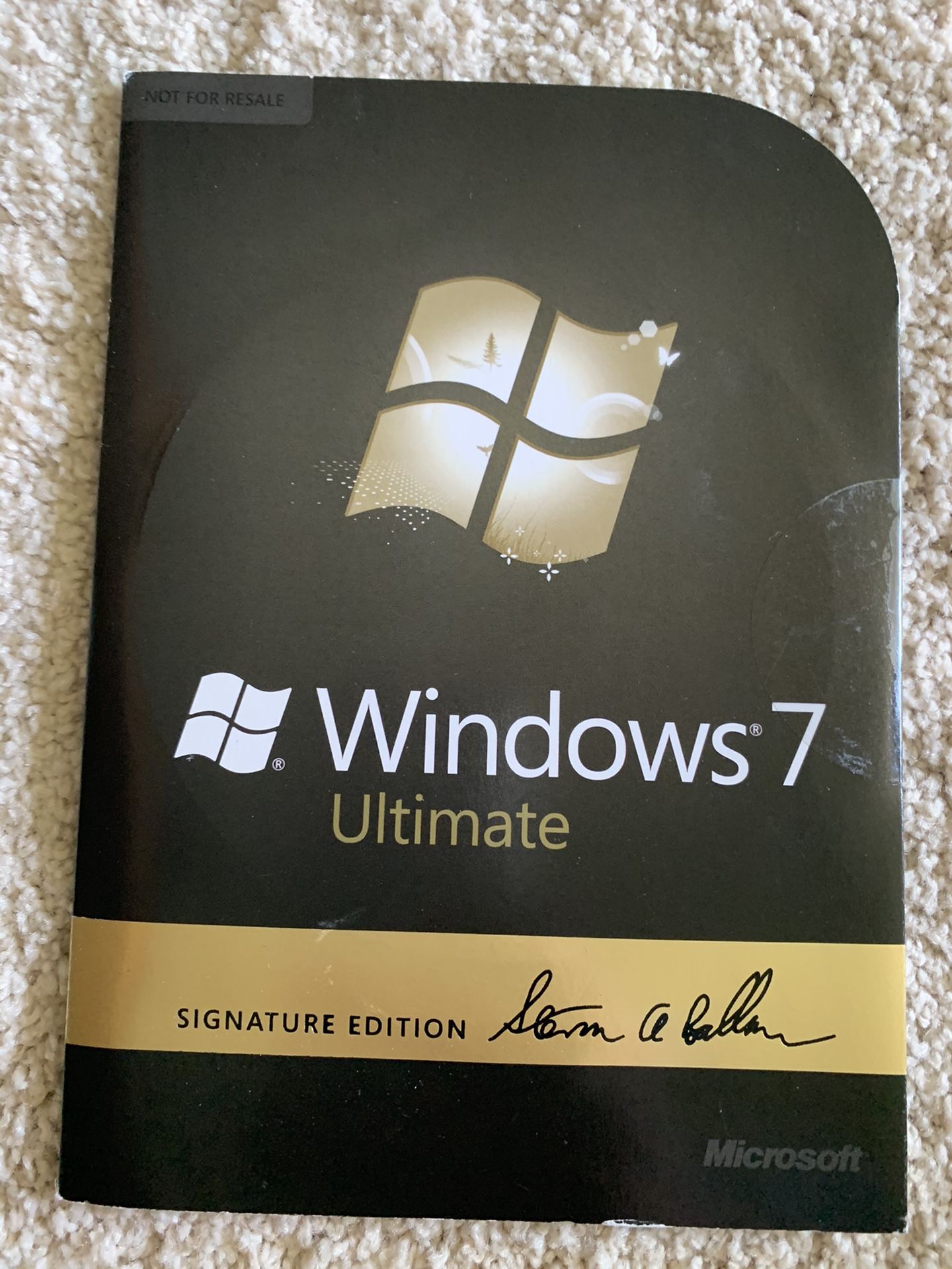 Windows 7 Ultimate Signature Edition