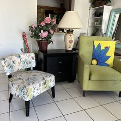 Living Room Furniture Set $99 For All… 🎁🍀🚚 House, Furniture, Office Furniture, Sofa And Couches, Chair, Lamp, Organizer, Storage, Floral, Flowers 