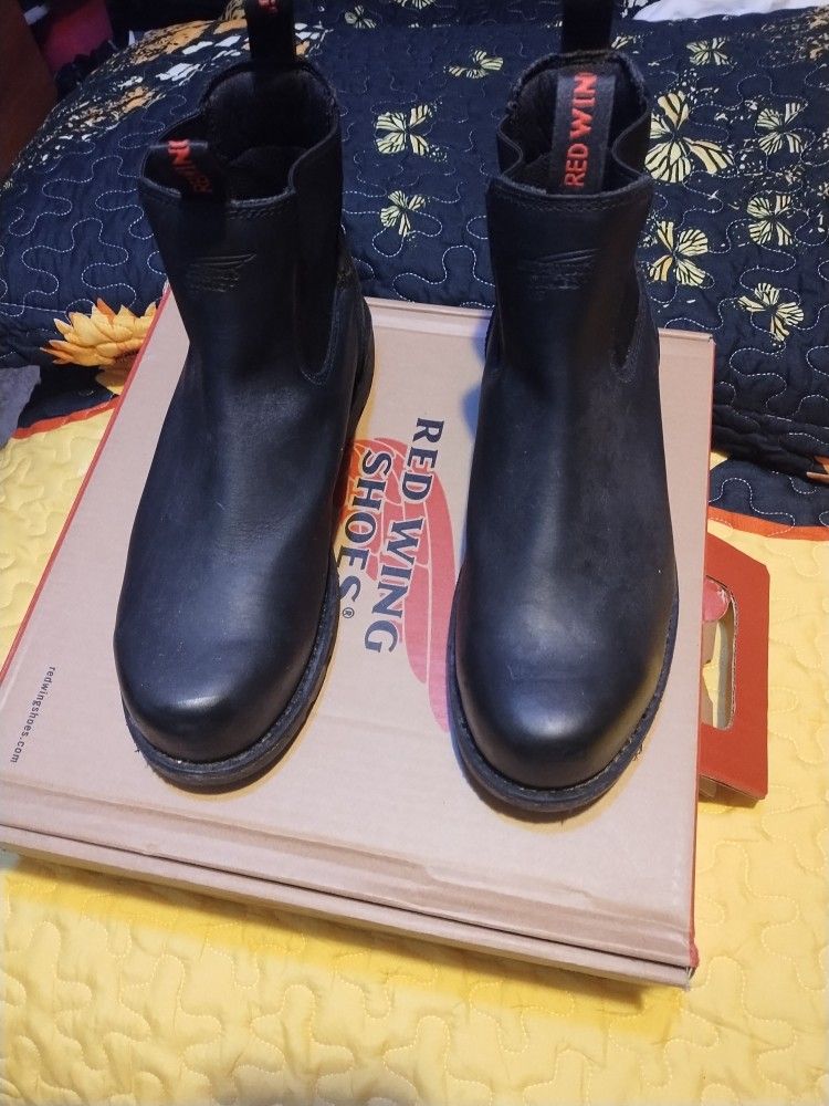 Red Wings Ankle Boots Steel Toe