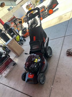 Labor Day Shop ECHO 21 in. 190 cc Briggs and Stratton Gas 3-in-1 Dual Blade RWD Self-Propelled Lawn Mower with Single Lever Deck Adjustment