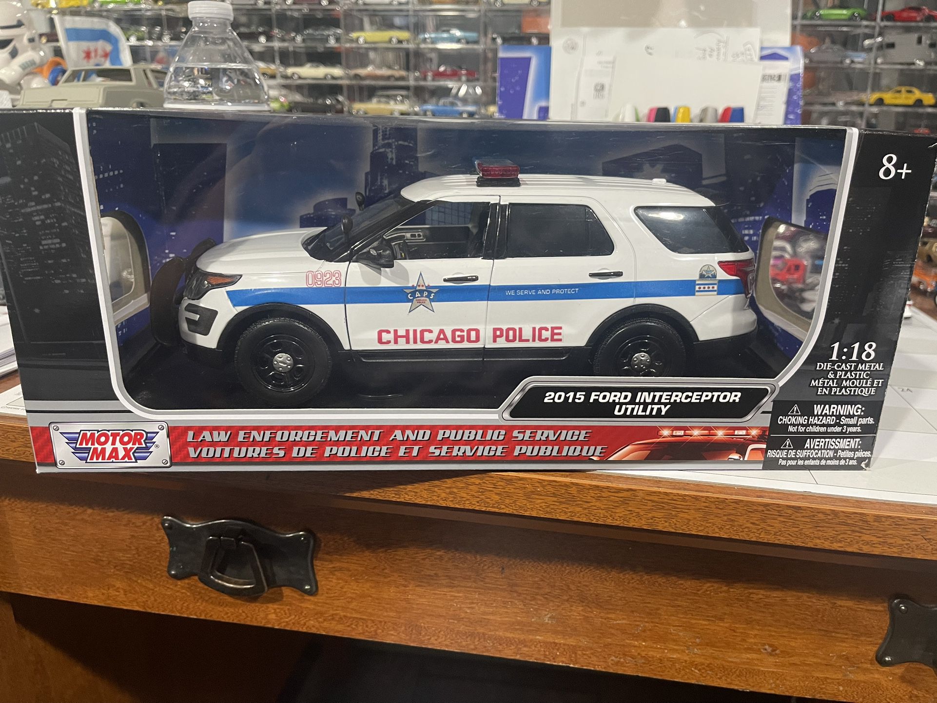 1:18 Scale CPD Diecast Custom Made Lights And Siren 
