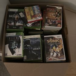 Box Of Video Games 