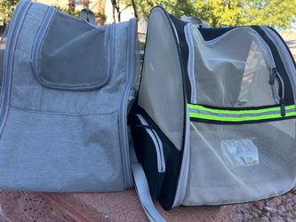 Pet Carrier Backpacks – Set of Two $10 each or $15 for both