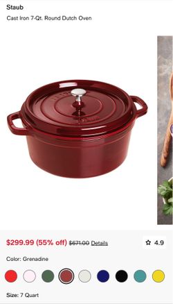 Staub 7qt dutch oven