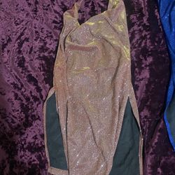 Rose Gold Dress Medium 