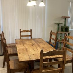 Wooden Dining Room Table