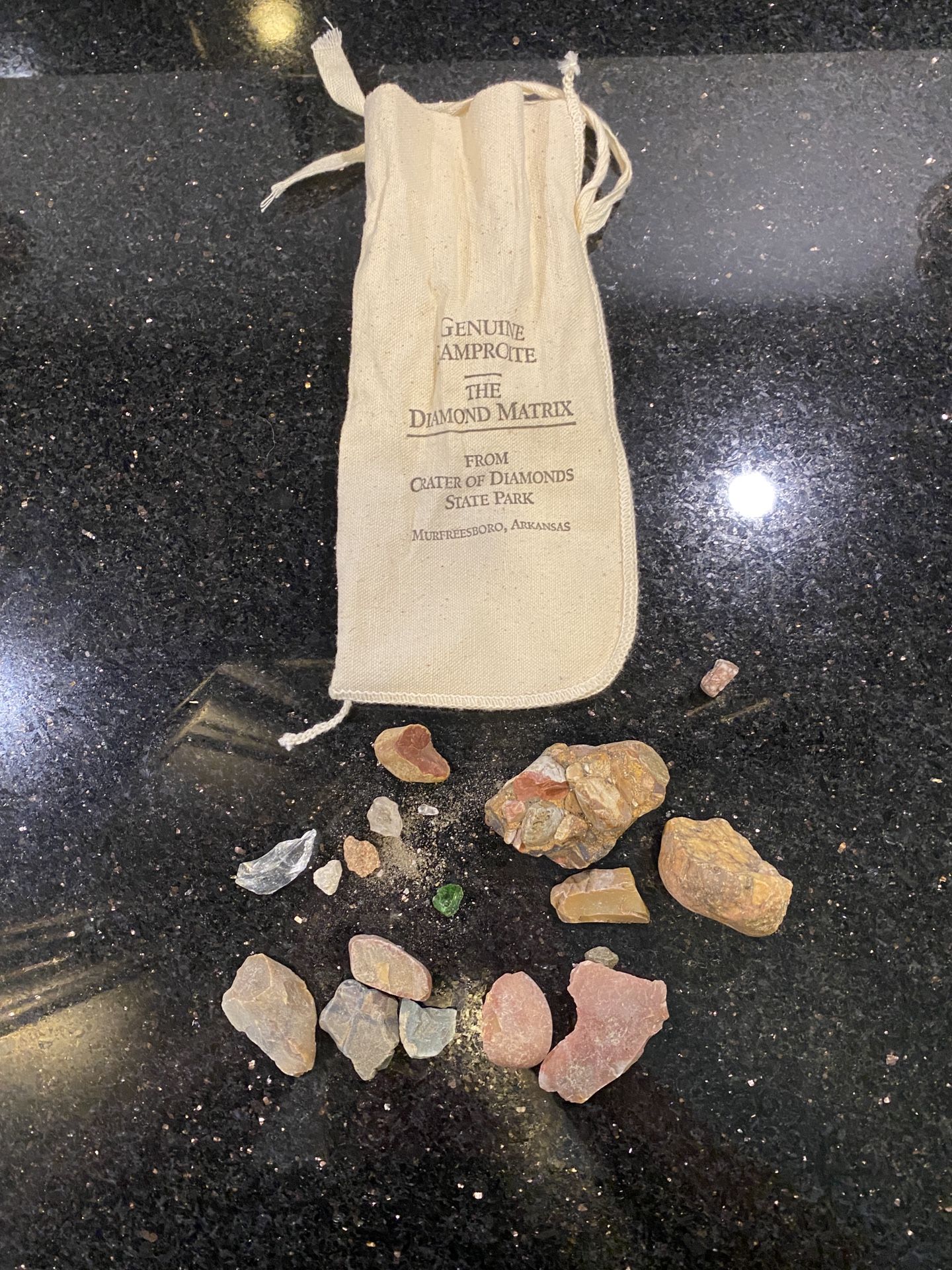 Genuine Lamproite The Diamond Matrix From Diamonds State Park, Murfreesboro, AR