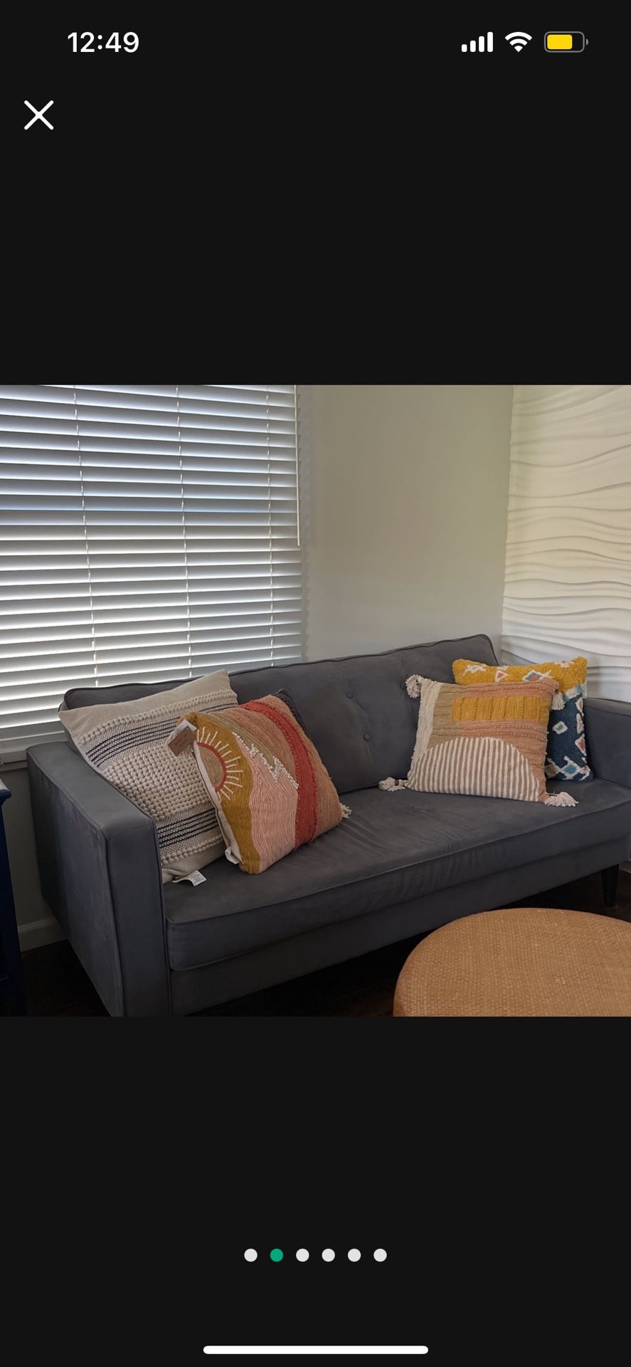 Dark Gray Sofa