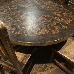 Casa Bonita Dining Table And Four Chair And Bench 