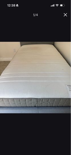 IKEA HAUGESUND Twin Size 10 inch Innerspring Mattress Firm Very Clean and Excellent Condition