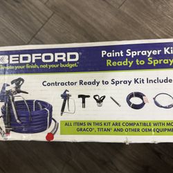 Paint sprayer kit