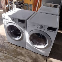 LG Washer And Electric Dryer Large Capacity 