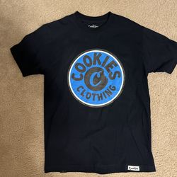 navy blue cookies tee