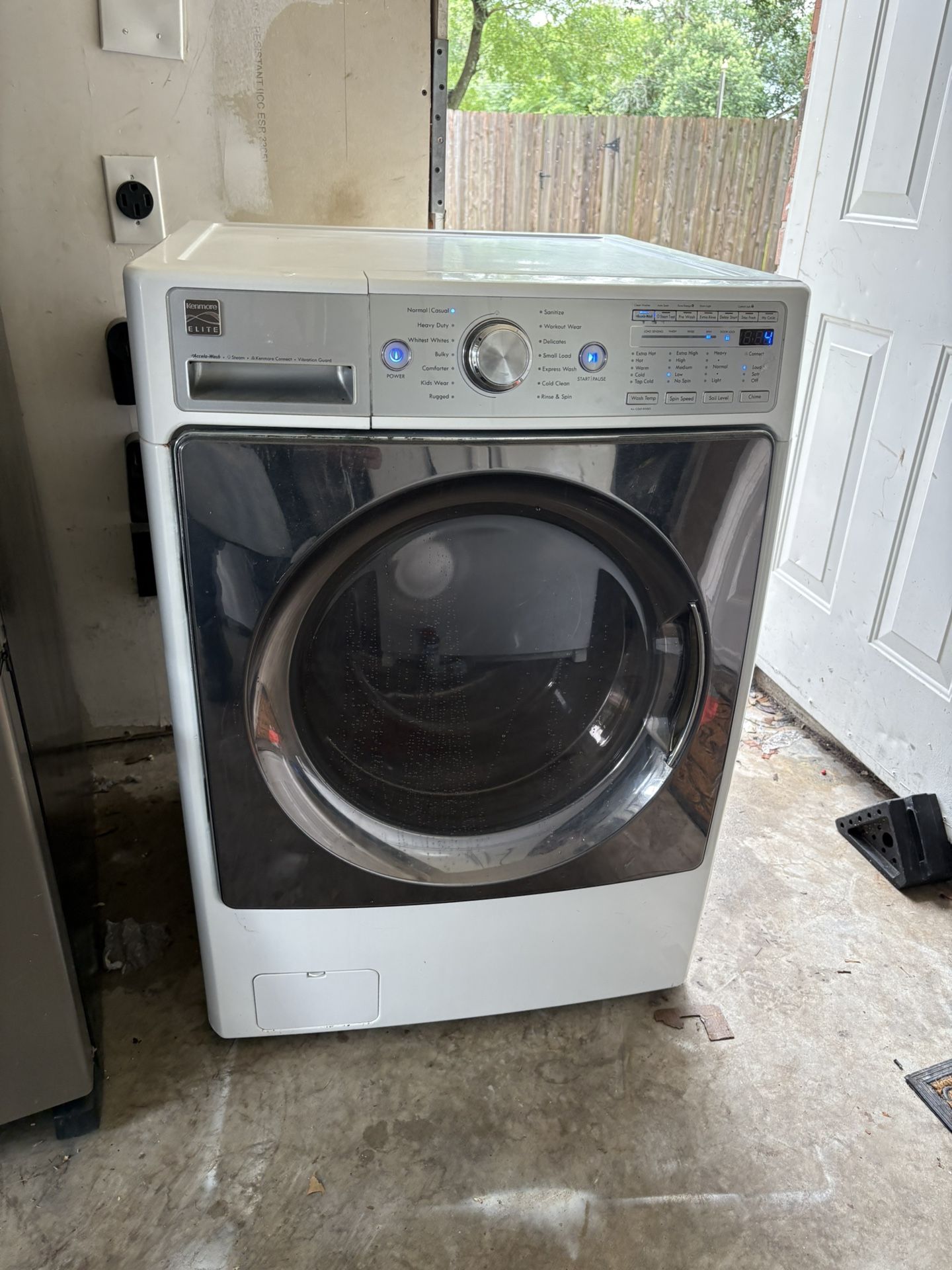 KENMORE WASHER ELECTRIC WORKING GREAT TRABAJAN BIEN