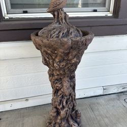 Tree & Owl Garden Fountain